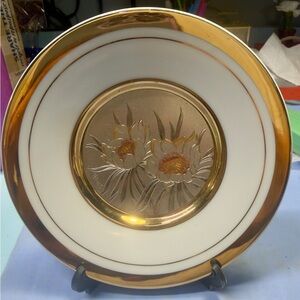Chokin Art decorative plate vintage
